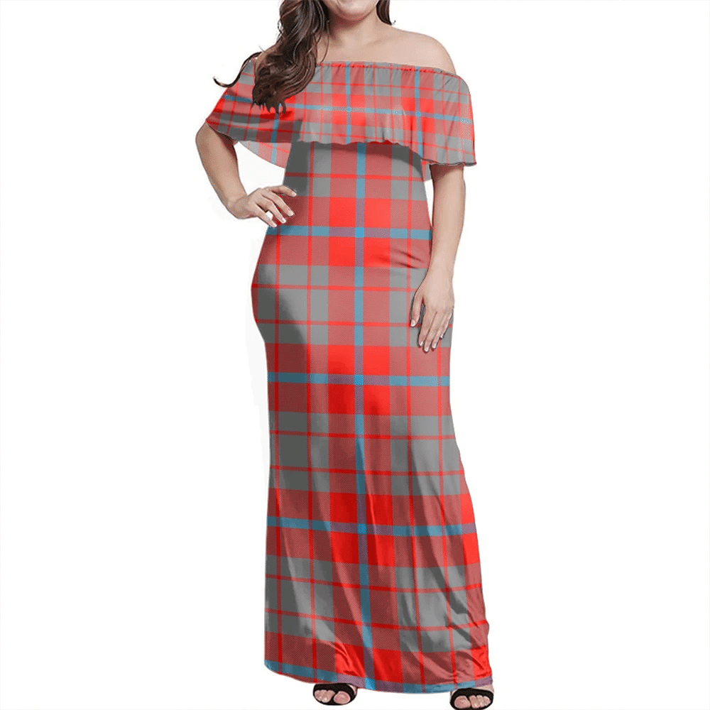 Clan Moubray Tartan Hawaii Dress KP18 Clan Moubray Tartan Hawaii Dress   