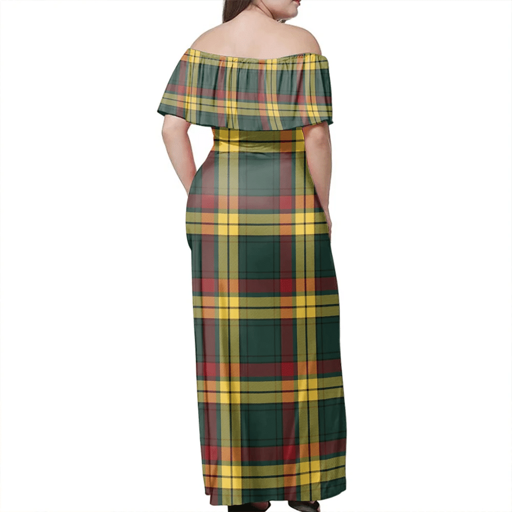 Clan MacMillan Old Modern Tartan Hawaii Dress VK58 Clan MacMillan Tartan Hawaii Dress   