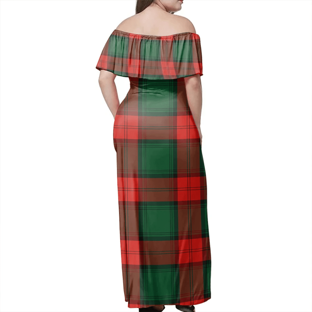 Clan Stewart Atholl Modern Tartan Hawaii Dress SB80 Clan Stewart Tartan Hawaii Dress   