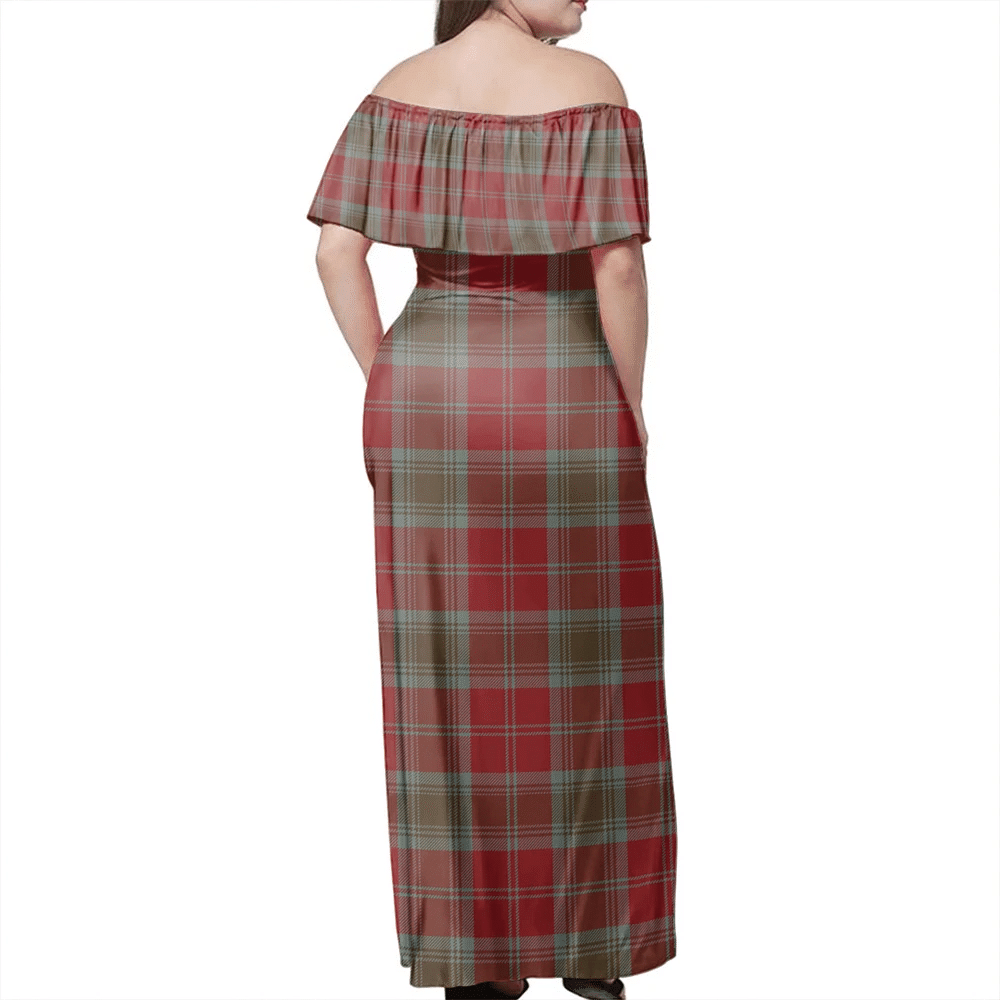 Clan Lindsay Weathered Tartan Hawaii Dress BY57 Clan Lindsay Tartan Hawaii Dress   