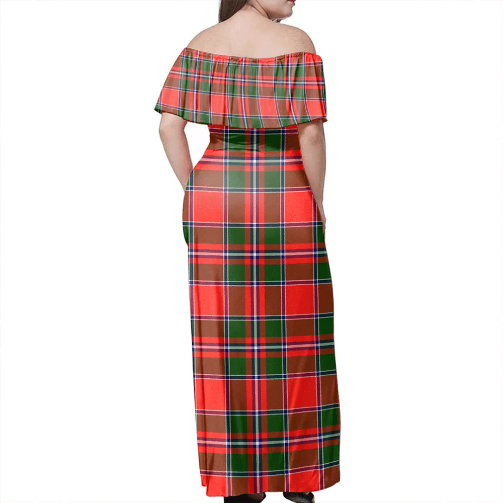 Clan Spens Modern Tartan Hawaii Dress MJ78 Clan Spens Tartan Hawaii Dress   