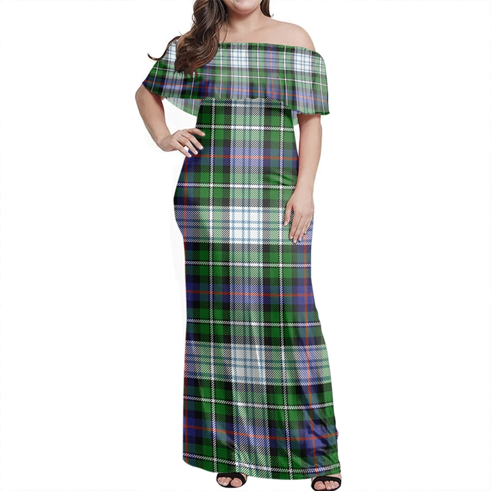 Clan MacKenzie Dress Modern Tartan Hawaii Dress XU30 Clan MacKenzie Tartan Hawaii Dress   