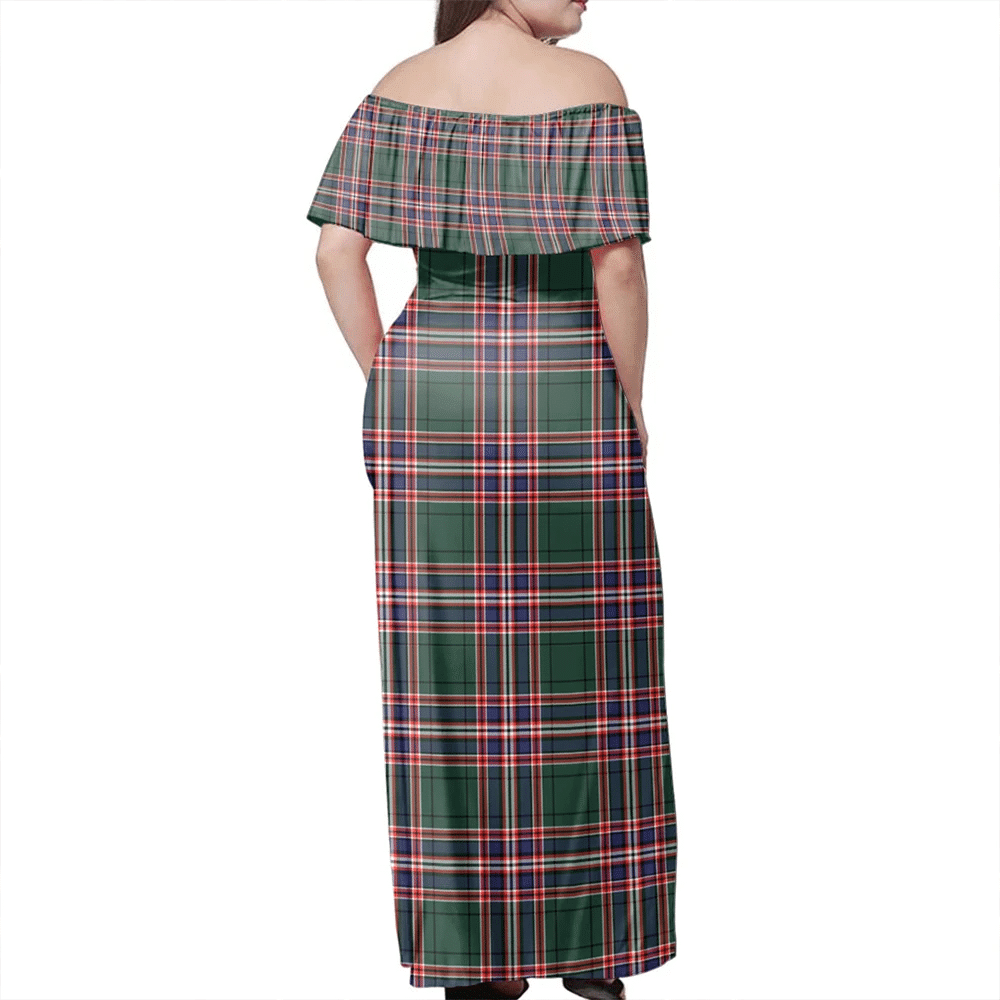 Clan MacFarlane Hunting Modern Tartan Hawaii Dress ER80 Clan MacFarlane Tartan Hawaii Dress   