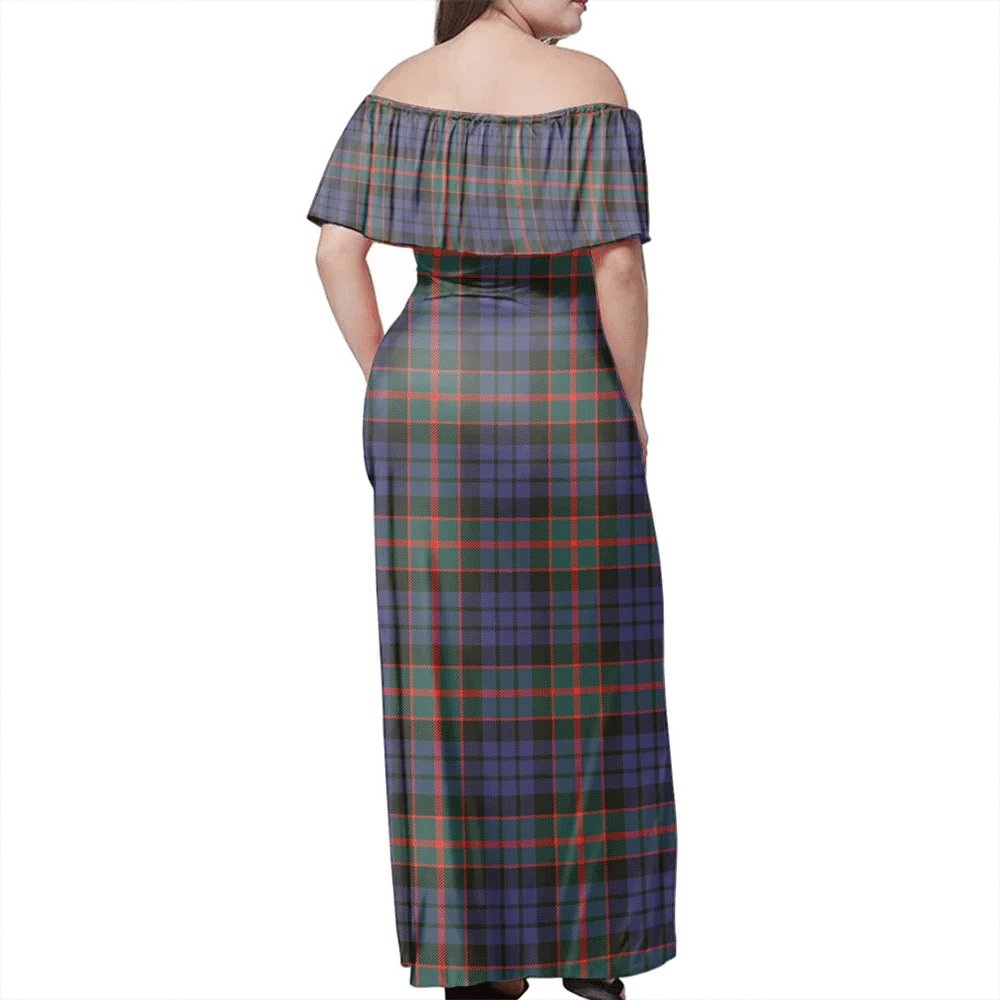 Clan Fletcher Of Dunans Tartan Hawaii Dress PF52 Clan Fletcher Tartan Hawaii Dress   