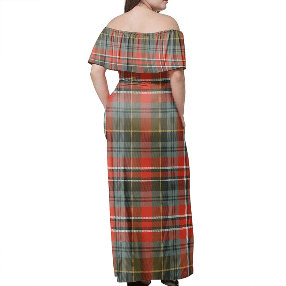 Clan MacPherson Weathered Tartan Hawaii Dress QS51 Clan MacPherson Tartan Hawaii Dress   