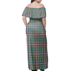Clan MacFarlane Hunting Ancient Tartan Hawaii Dress SH34 Clan MacFarlane Tartan Hawaii Dress   
