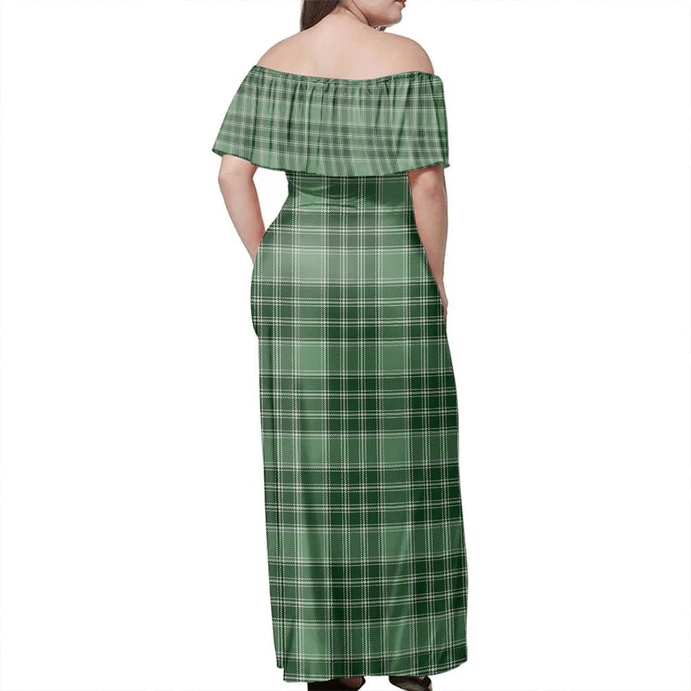 Clan MacDonald Lord Of The Isles Hunting Tartan Hawaii Dress RQ66 Clan MacDonald Tartan Hawaii Dress   