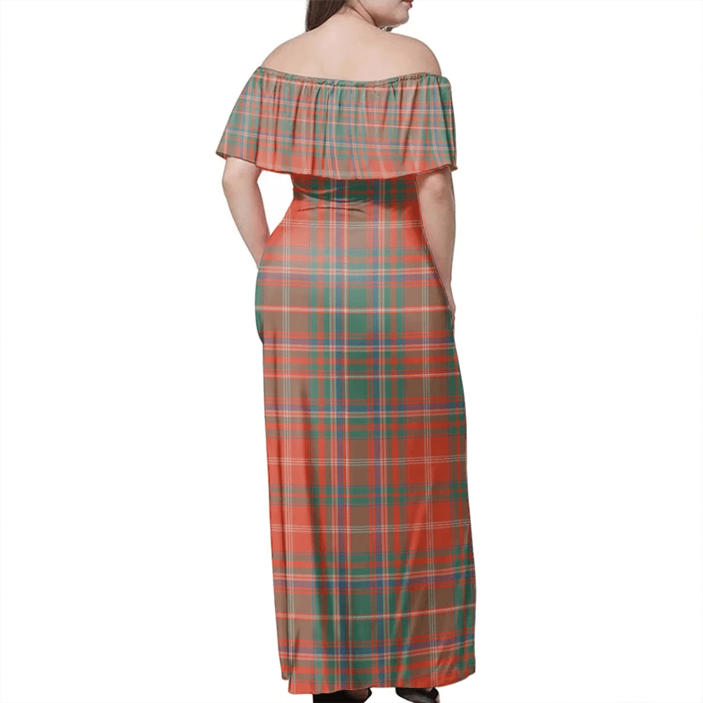 Clan MacDougall Ancient Tartan Hawaii Dress CG50 Clan MacDougall Tartan Hawaii Dress   