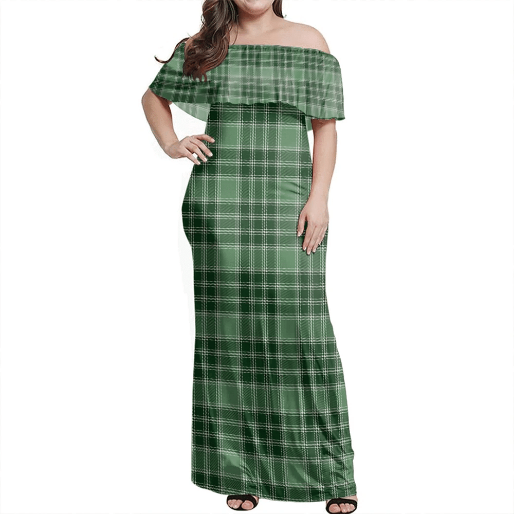 Clan MacDonald Lord Of The Isles Hunting Tartan Hawaii Dress RQ66 Clan MacDonald Tartan Hawaii Dress   