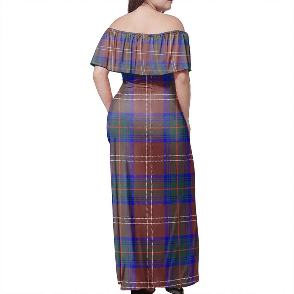 Clan Chisholm Hunting Modern Tartan Hawaii Dress HR48 Clan Chisholm Tartan Hawaii Dress   