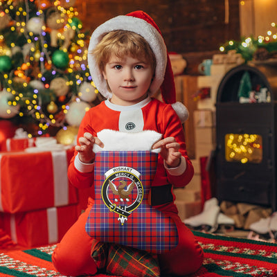 Clan Wishart Dress Tartan Crest Christmas Stocking LM79