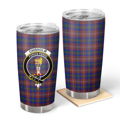 Clan Chisholm Hunting Modern Tartan Crest Tumbler GA97 Clan Chisholm Tartan Today   