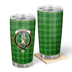 Clan Clephan (or Clephane) Tartan Crest Tumbler BN24 Clan Clephan Tartan Today   