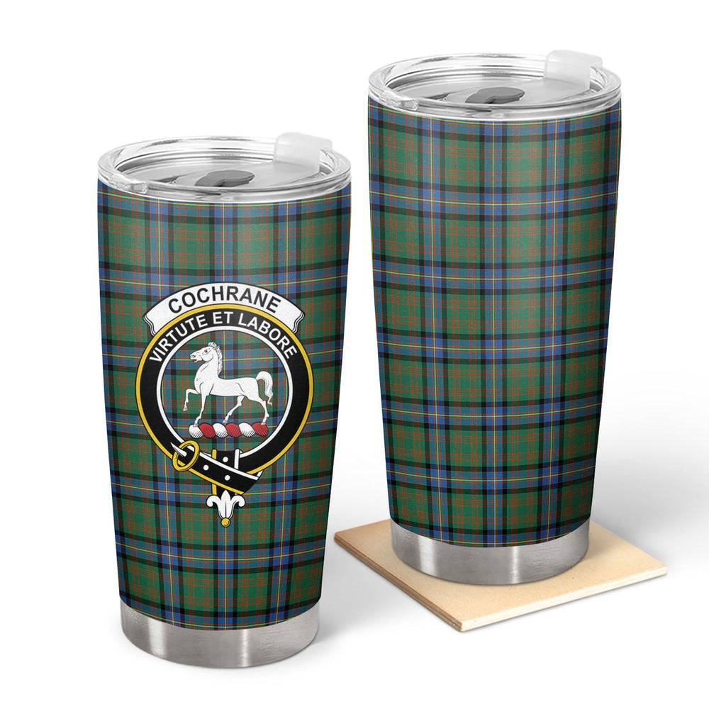 Clan Cochrane Ancient Tartan Crest Tumbler IP23 Clan Cochrane Tartan Today   