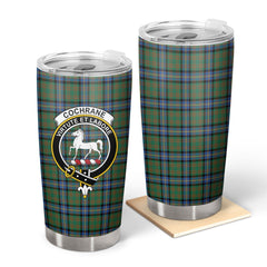 Clan Cochrane Ancient Tartan Crest Tumbler IP23 Clan Cochrane Tartan Today   