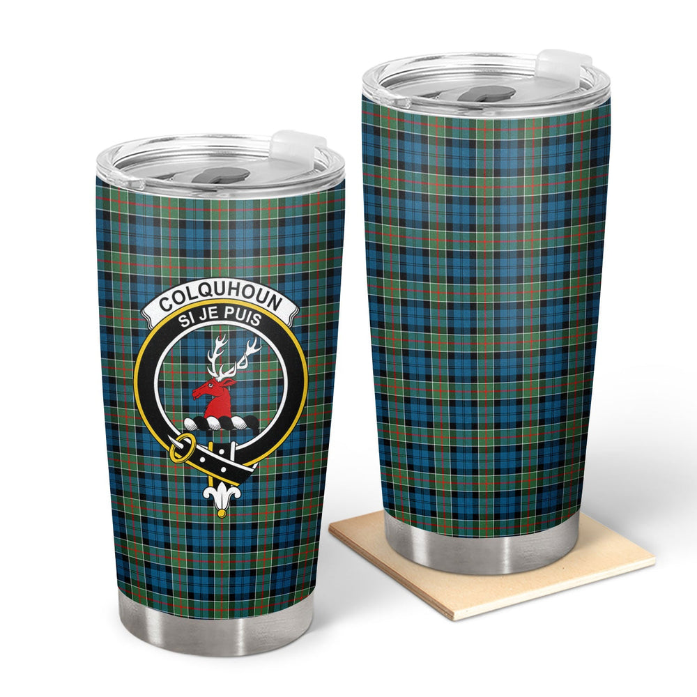 Clan Colquhoun Ancient Tartan Crest Tumbler UW97 Clan Colquhoun Tartan Today   
