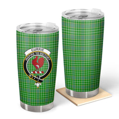 Clan Currie Tartan Crest Tumbler TE29 Clan Currie Tartan Today   
