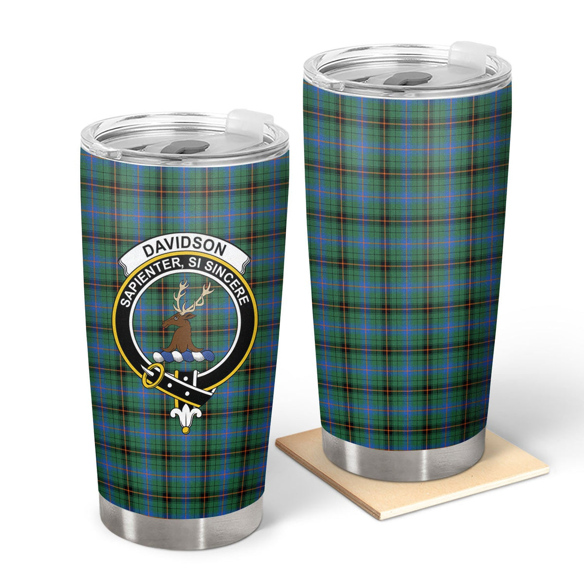 Clan Davidson Ancient Tartan Crest Tumbler NB99 Clan Davidson Tartan Today   