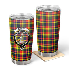 Clan Dewar Tartan Crest Tumbler FJ78 Clan Dewar Tartan Today   