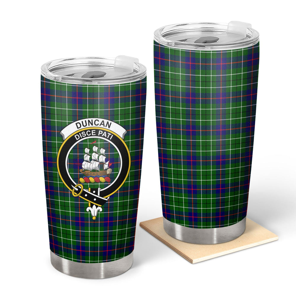 Clan Duncan Modern Tartan Crest Tumbler FC29 Clan Duncan Tartan Today   