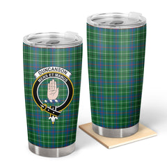 Clan Duncanson Tartan Crest Tumbler JM92 Clan Duncan Tartan Today   