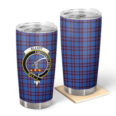 Clan Elliot Modern Tartan Crest Tumbler UF67 Clan Elliot Tartan Today   