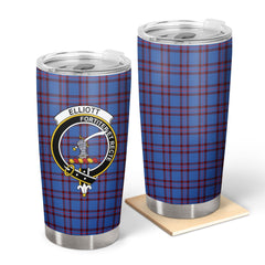 Clan Elliott Modern Tartan Crest Tumbler DJ34 Clan Elliot Tartan Today   
