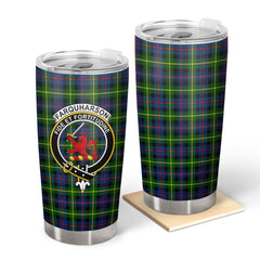 Clan Farquharson Modern Tartan Crest Tumbler KB83 Clan Farquharson Tartan Today   