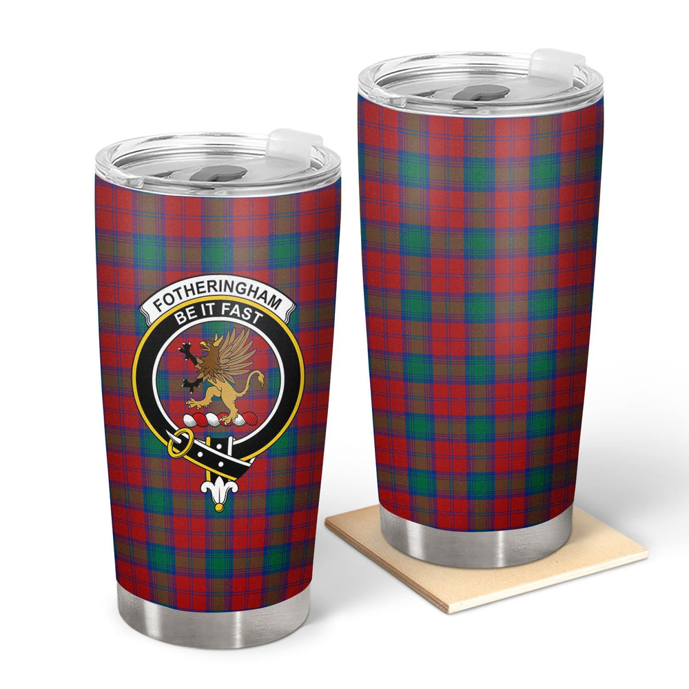 Clan Fotheringham Tartan Crest Tumbler WW88 Clan Fotheringham Tartan Today   