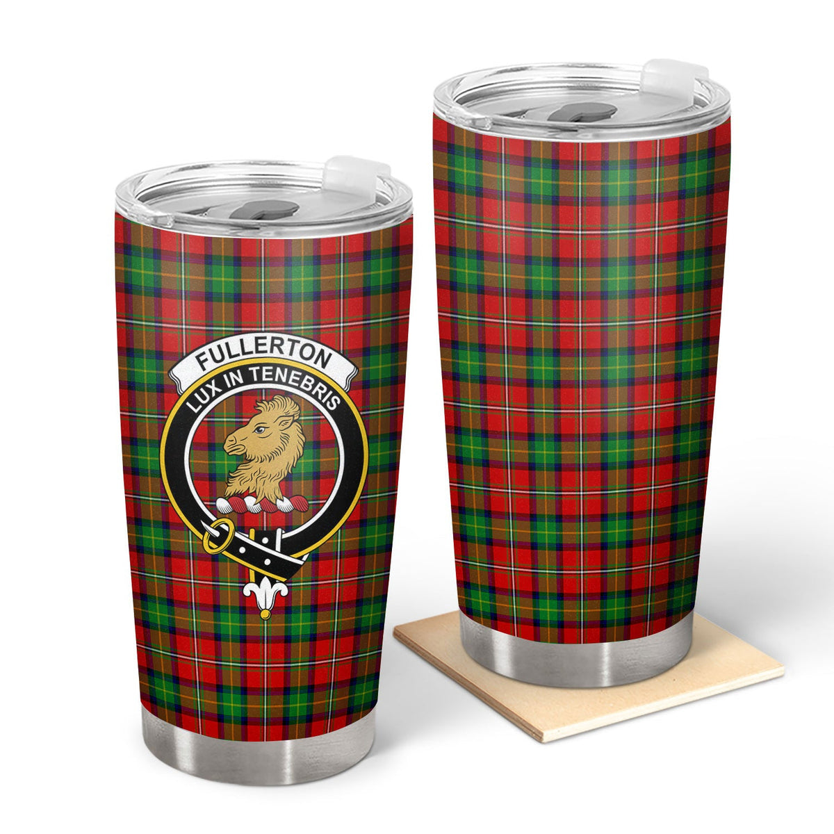 Clan Fullerton Tartan Crest Tumbler IA81 Clan Fullarton/Fullerton Tartan Today   