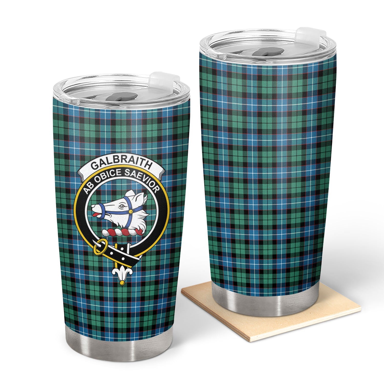 Clan Galbraith Ancient Tartan Crest Tumbler CX13 Clan Rait Tartan Today   