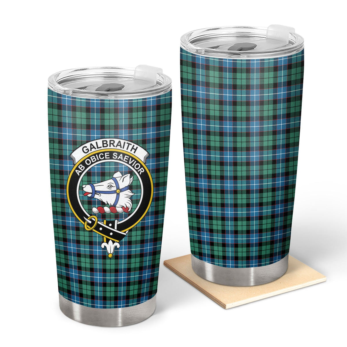 Clan Galbraith Ancient Tartan Crest Tumbler CX13 Clan Rait Tartan Today   