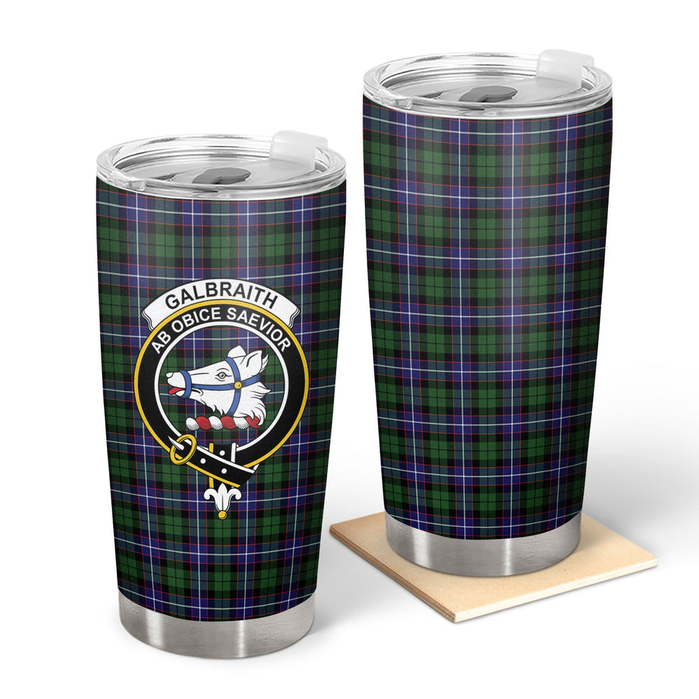 Clan Galbraith Modern Tartan Crest Tumbler SB90 Clan Rait Tartan Today   