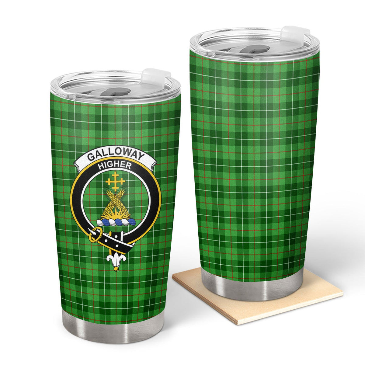 Clan Galloway District Tartan Crest Tumbler ZQ43 Clan Galloway Tartan Today   