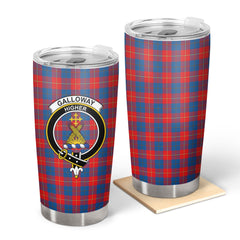 Clan Galloway Red Tartan Crest Tumbler ND93 Clan Galloway Tartan Today   