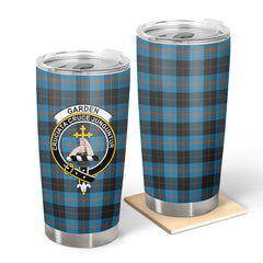 Clan Garden Tartan Crest Tumbler PT48 Garden Tartan (Clan Garden) Tartan Today   
