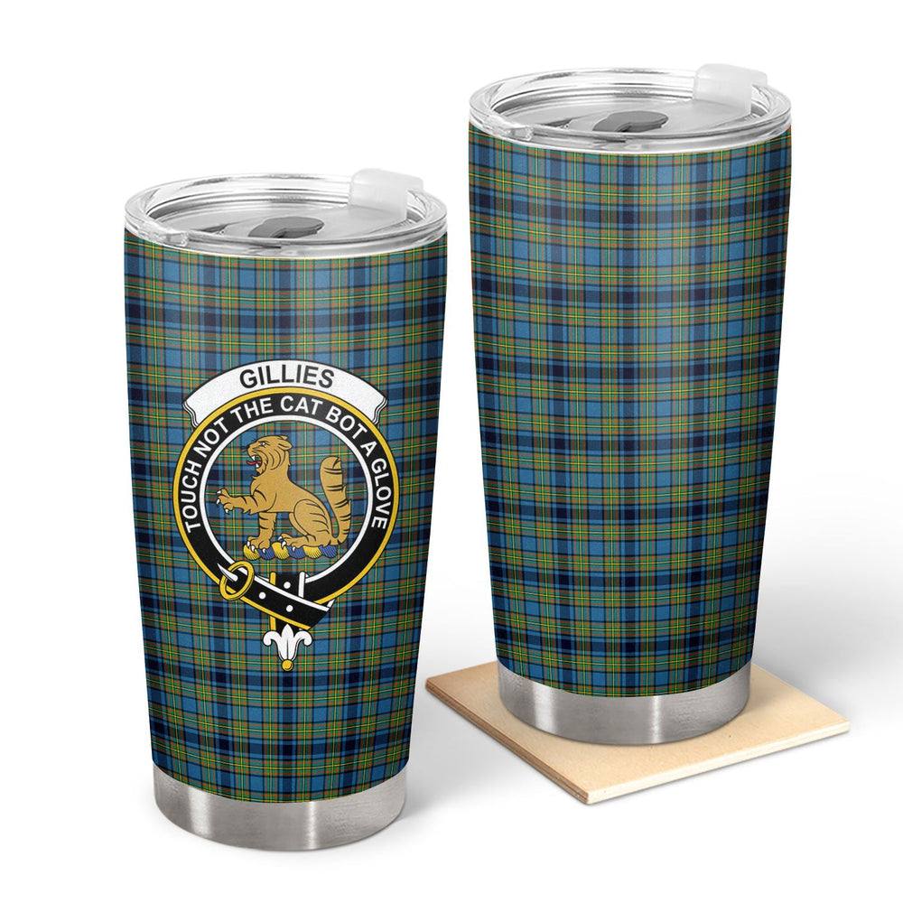 Clan Gillies Ancient Tartan Crest Tumbler FN61 Clan Gillies Tartan Today   