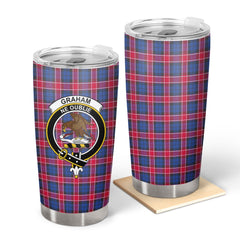 Clan Graham of Menteith Red Tartan Crest Tumbler FB90 Clan Graham Tartan Today   