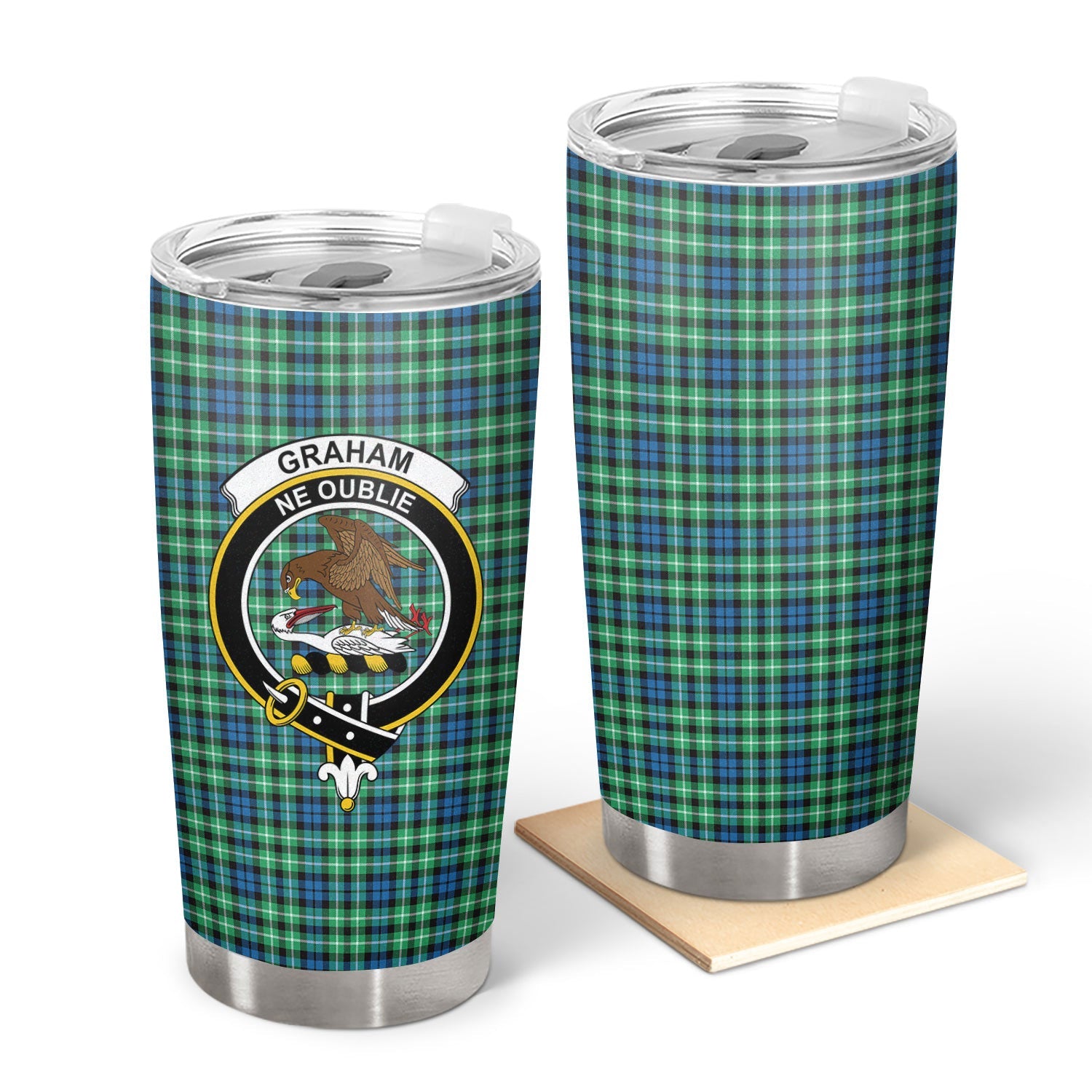 Clan Graham of Montrose Ancient Tartan Crest Tumbler YT79 Clan Rose Tartan Today   