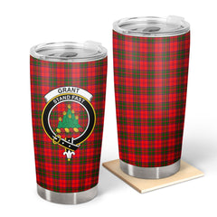 Clan Grant Modern Tartan Crest Tumbler GR32 Clan Grant Tartan Today   