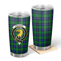Clan Haldane Tartan Crest Tumbler QA51 Clan Haldane Tartan Today   