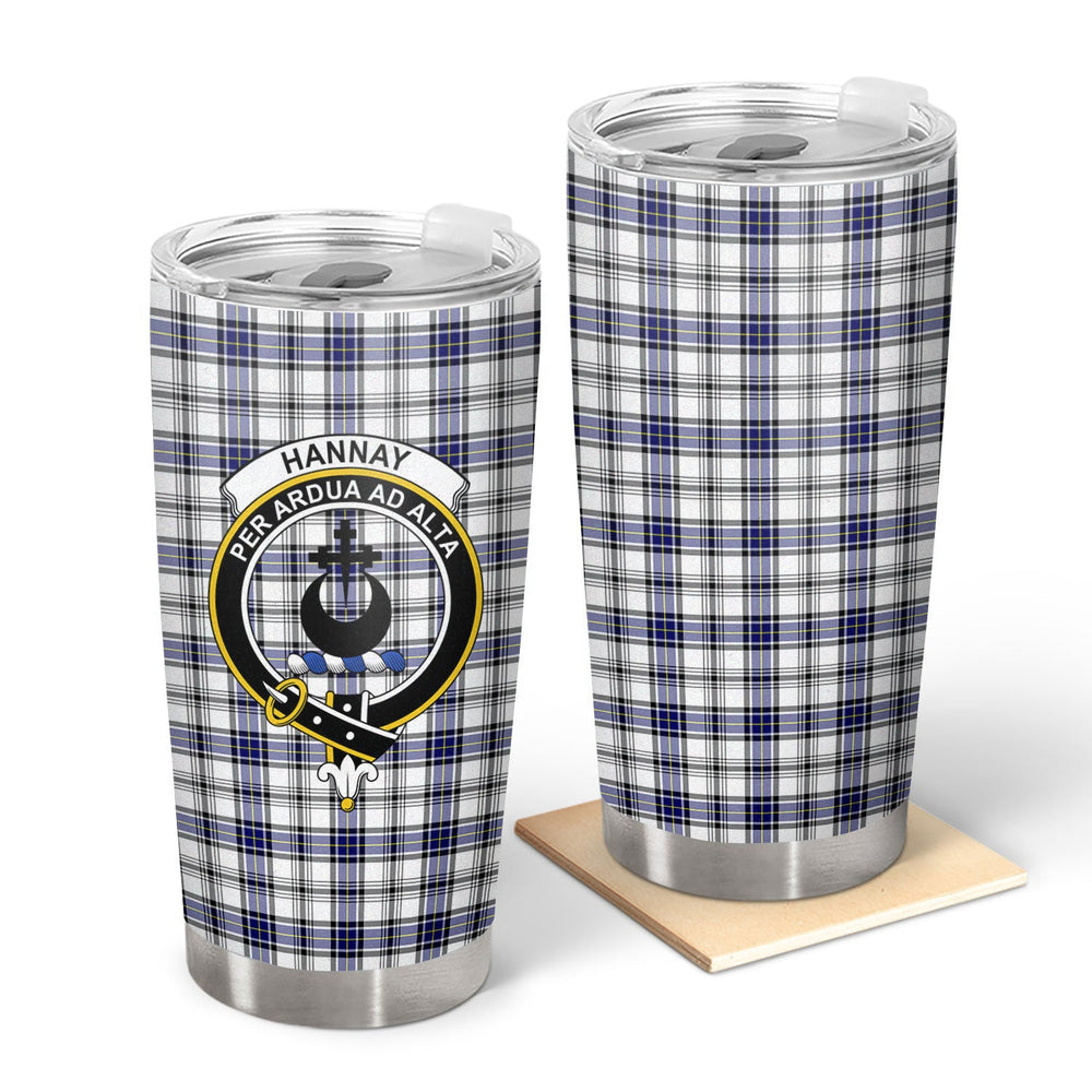 Clan Hannay Modern Tartan Crest Tumbler YO57 Clan Hannay Tartan Today   