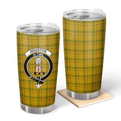 Clan Houston Tartan Crest Tumbler