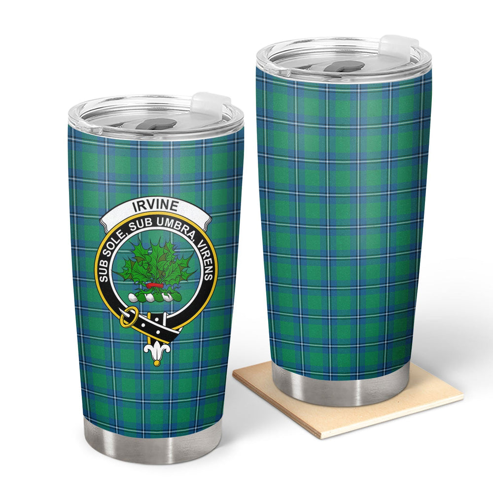 Clan Irvine Ancient Tartan Crest Tumbler DL99 Clan Irvine Tartan Today   