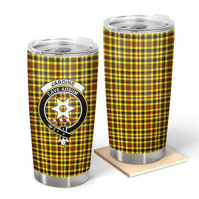 Clan Jardine Tartan Crest Tumbler