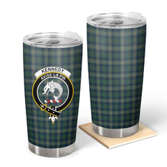 Clan Kennedy Modern Tartan Crest Tumbler ZX13 Clan Kennedy Tartan Today   