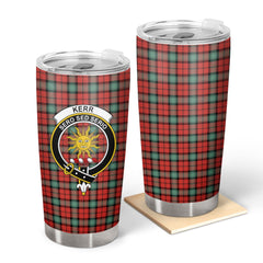 Clan Kerr Ancient Tartan Crest Tumbler CD26 Clan Kerr Tartan Today   