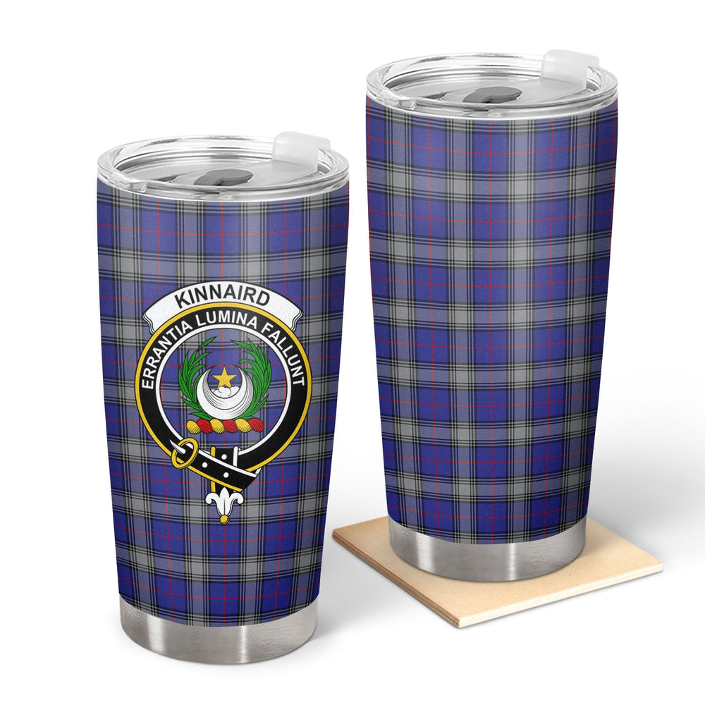 Clan Kinnaird Tartan Crest Tumbler OO33 Clan Kinnaird Tartan Today   