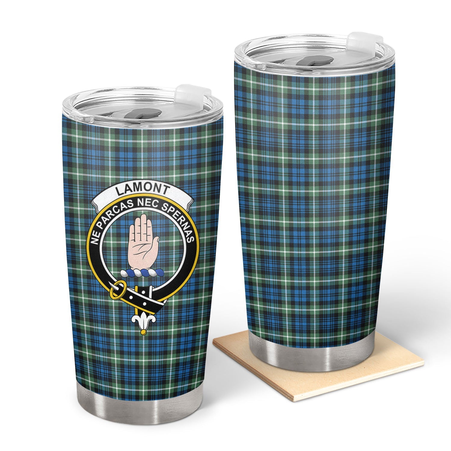 Clan Lamont Ancient Tartan Crest Tumbler TX82 Clan Lamont Tartan Today   