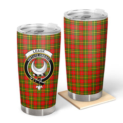 Clan Leask Tartan Crest Tumbler RA81 Clan Leask Tartan Today   